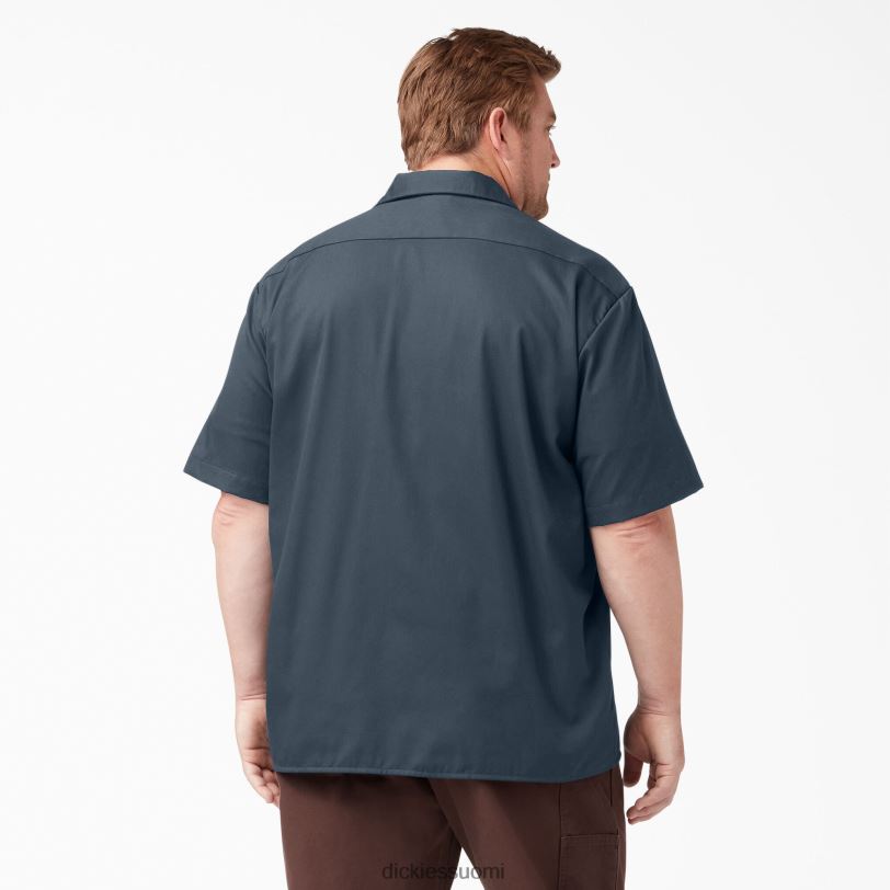 Dickies miehet lyhythihainen työpaita ilmavoimien sininen (af) työvaatteet Z844X485