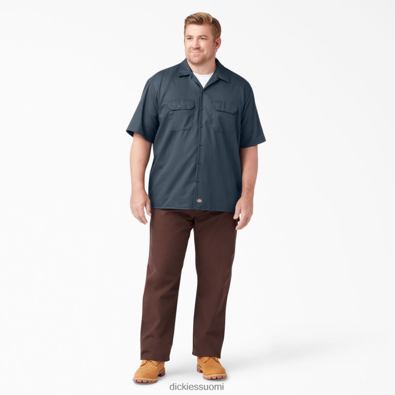 Dickies miehet lyhythihainen työpaita ilmavoimien sininen (af) työvaatteet Z844X485