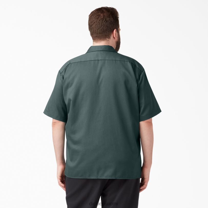 Dickies miehet lyhythihainen työpaita lincoln green (ln) työvaatteet Z844X496