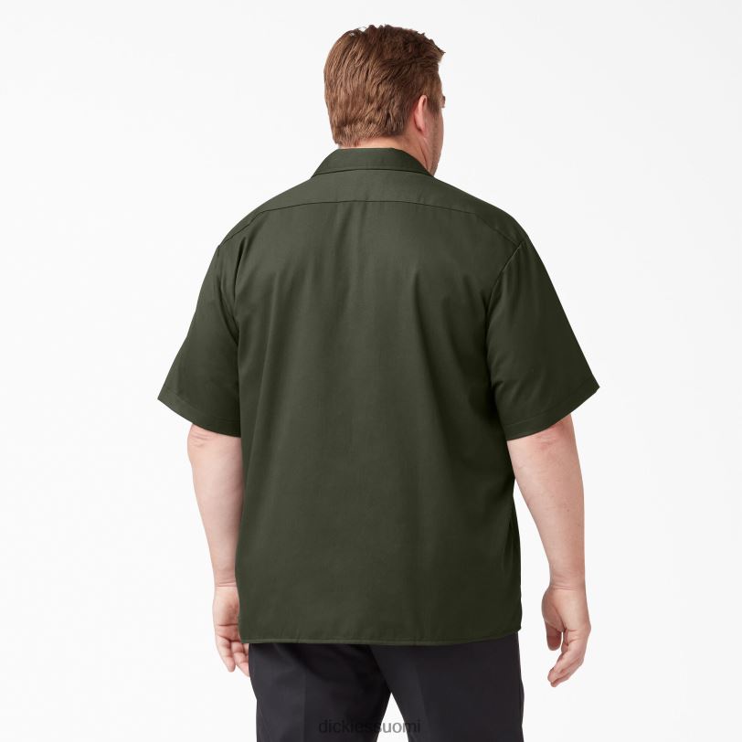 Dickies miehet lyhythihainen työpaita oliivinvihreä (og) työvaatteet Z844X498