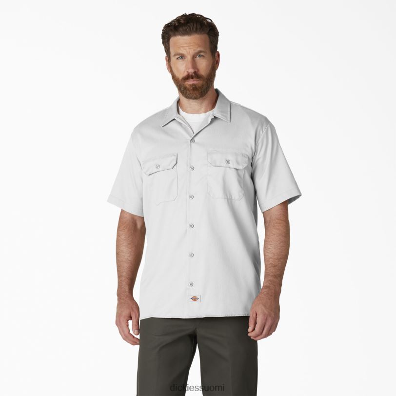 Dickies miehet lyhythihainen työpaita valkoinen (wh) työvaatteet Z844X502