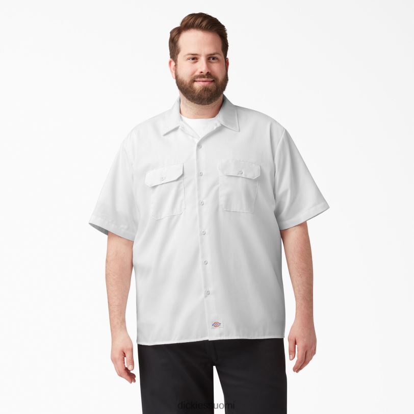 Dickies miehet lyhythihainen työpaita valkoinen (wh) työvaatteet Z844X502