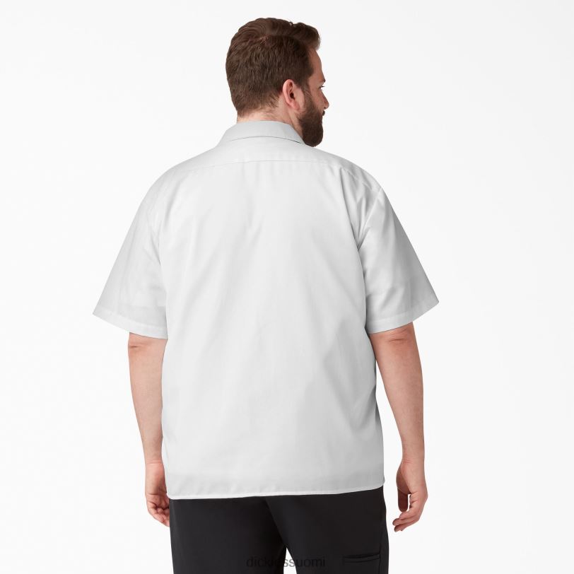 Dickies miehet lyhythihainen työpaita valkoinen (wh) työvaatteet Z844X502