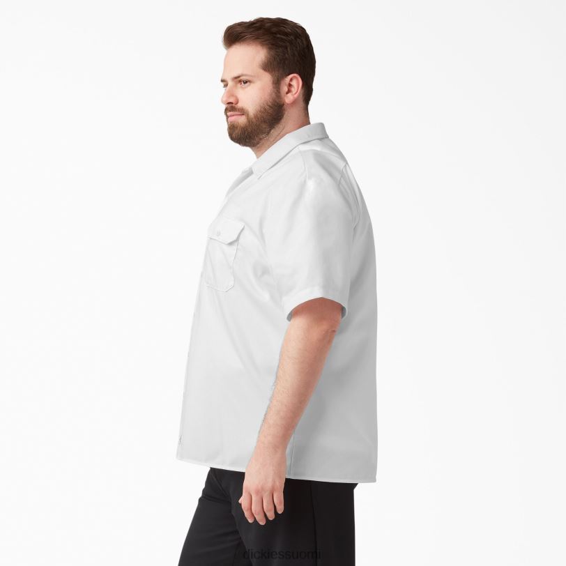 Dickies miehet lyhythihainen työpaita valkoinen (wh) työvaatteet Z844X502