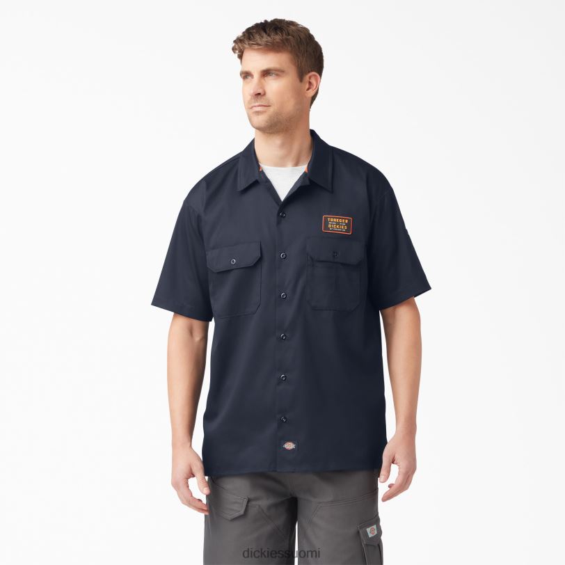 Dickies miehet traeger ultimate grillipaita tumma laivasto (dn) työvaatteet Z844X793