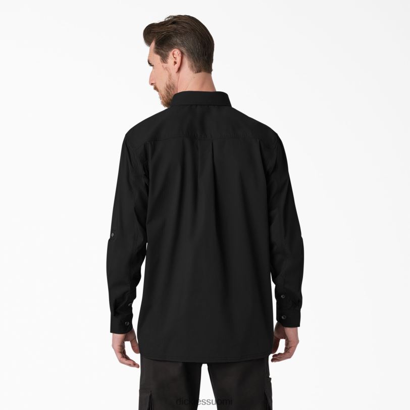 Dickies miehet duratech ranger ripstop paita musta (bk) työvaatteet Z844X686