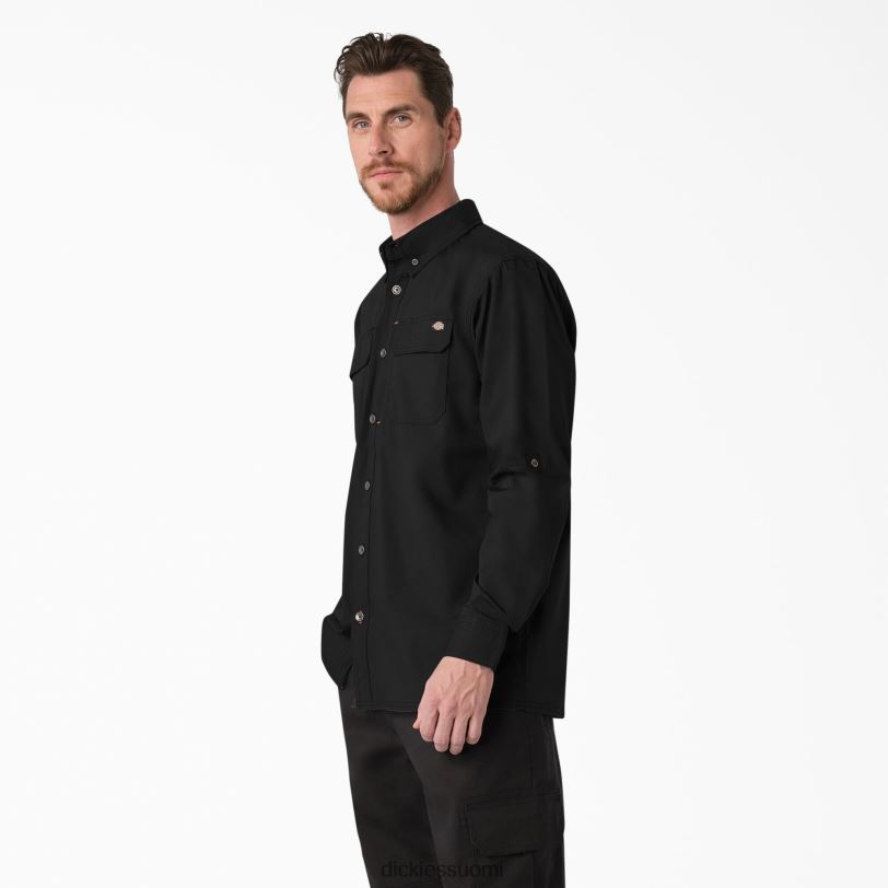 Dickies miehet duratech ranger ripstop paita musta (bk) työvaatteet Z844X686
