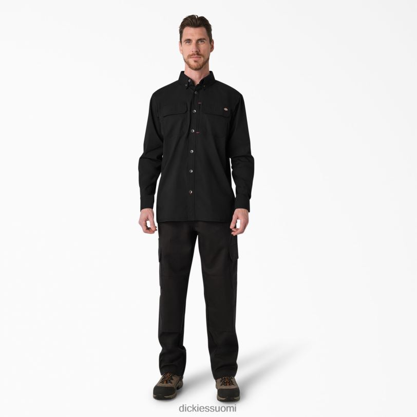 Dickies miehet duratech ranger ripstop paita musta (bk) työvaatteet Z844X686