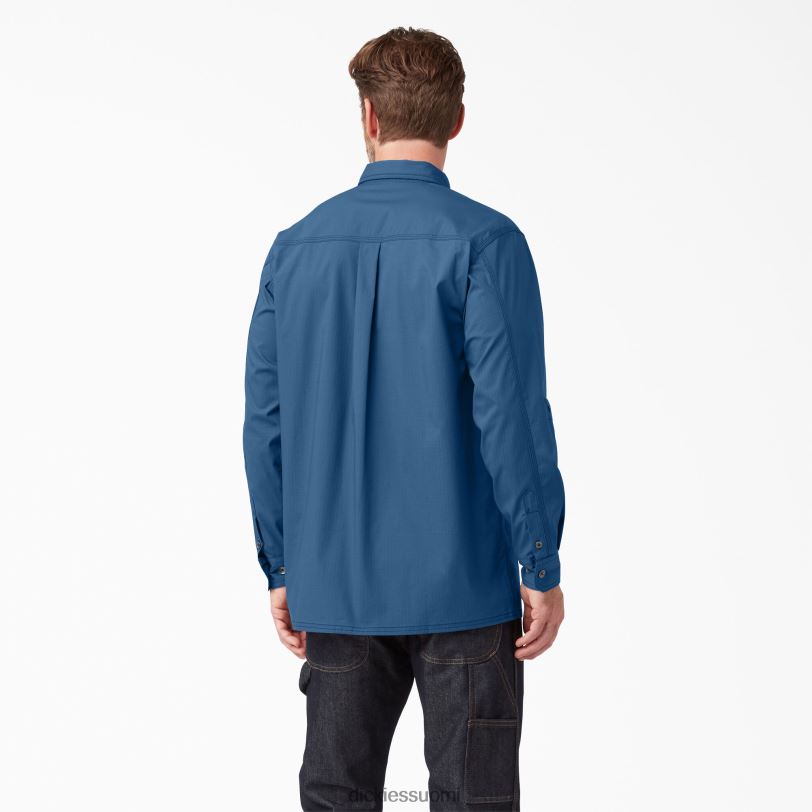 Dickies miehet duratech ranger ripstop paita tumma denim (dm) työvaatteet Z844X687