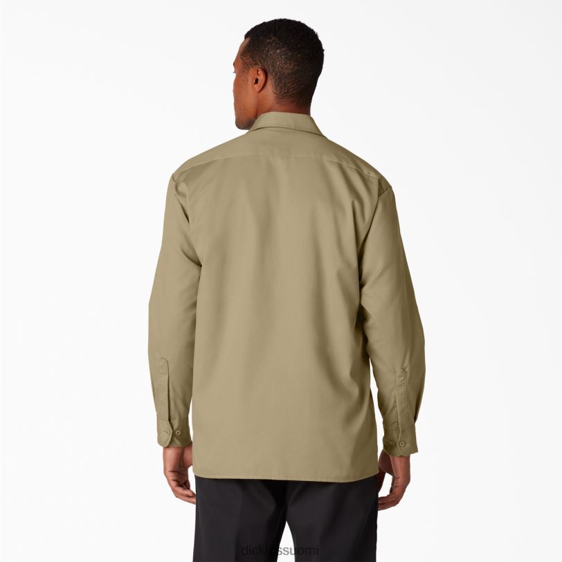 Dickies miehet pitkähihainen työpaita khaki (kh) työvaatteet Z844X563