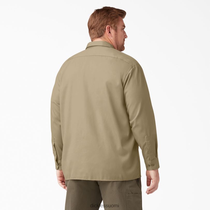 Dickies miehet pitkähihainen työpaita khaki (kh) työvaatteet Z844X563