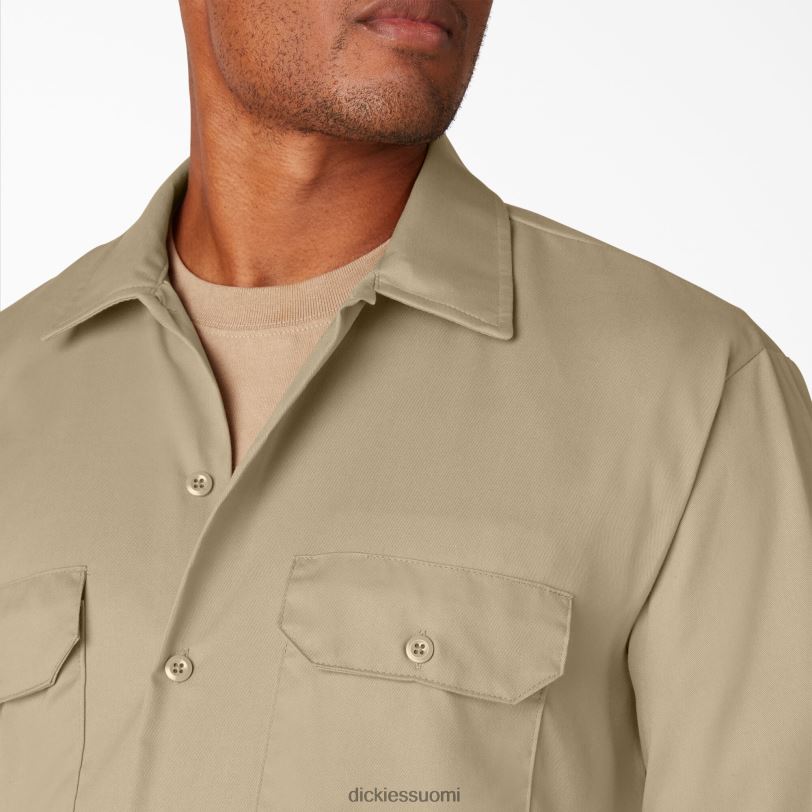 Dickies miehet pitkähihainen työpaita khaki (kh) työvaatteet Z844X563