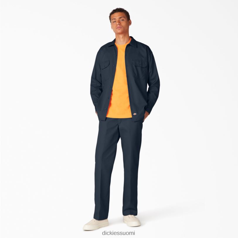 Dickies miehet pitkähihainen työpaita tumma laivasto (dn) työvaatteet Z844X560