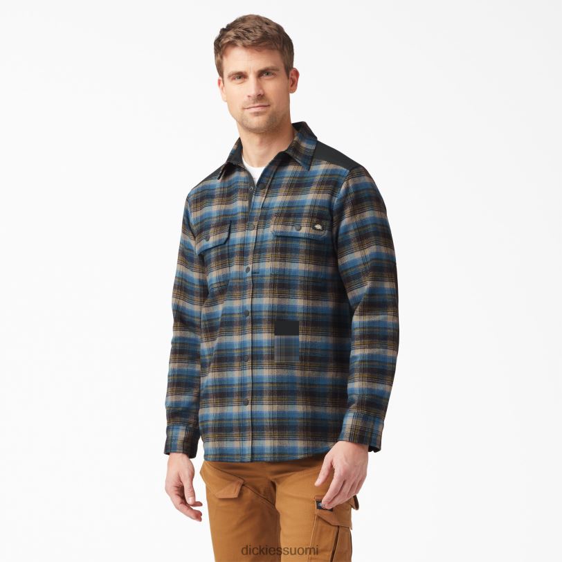 Dickies miehet raskas flanellipaita eteläinen syksy ruudullinen (b2e) työvaatteet Z844X950