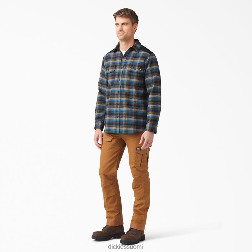 Dickies miehet raskas flanellipaita eteläinen syksy ruudullinen (b2e) työvaatteet Z844X950