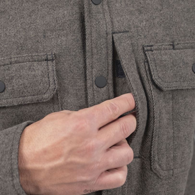 Dickies miehet raskas flanellipaita sammaleenvihreä (c1e) työvaatteet Z844X951