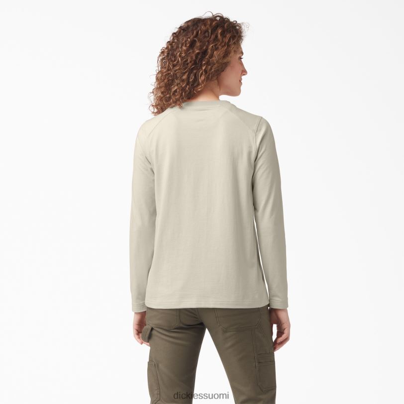 Dickies naiset raskaansarjan henley kaurapuuro (ot9) työvaatteet Z844X2199