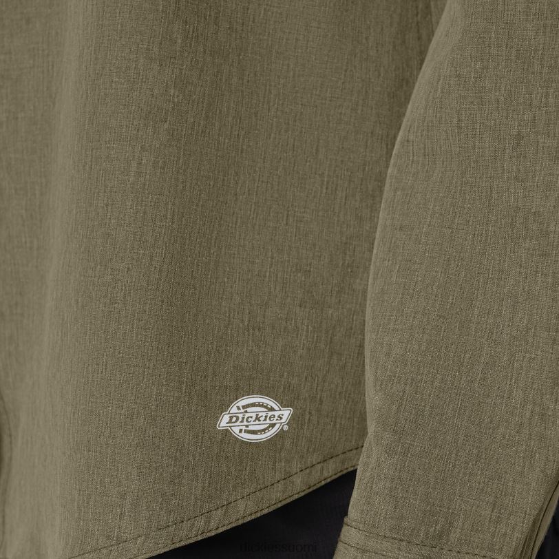 Dickies naiset viilentävä roll-tab työpaita sotilaallinen vihreä kanerva (mld) työvaatteet Z844X1677