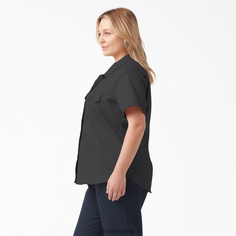 Dickies naiset plus 574 alkuperäinen työpaita musta (bsk) työvaatteet Z844X1537