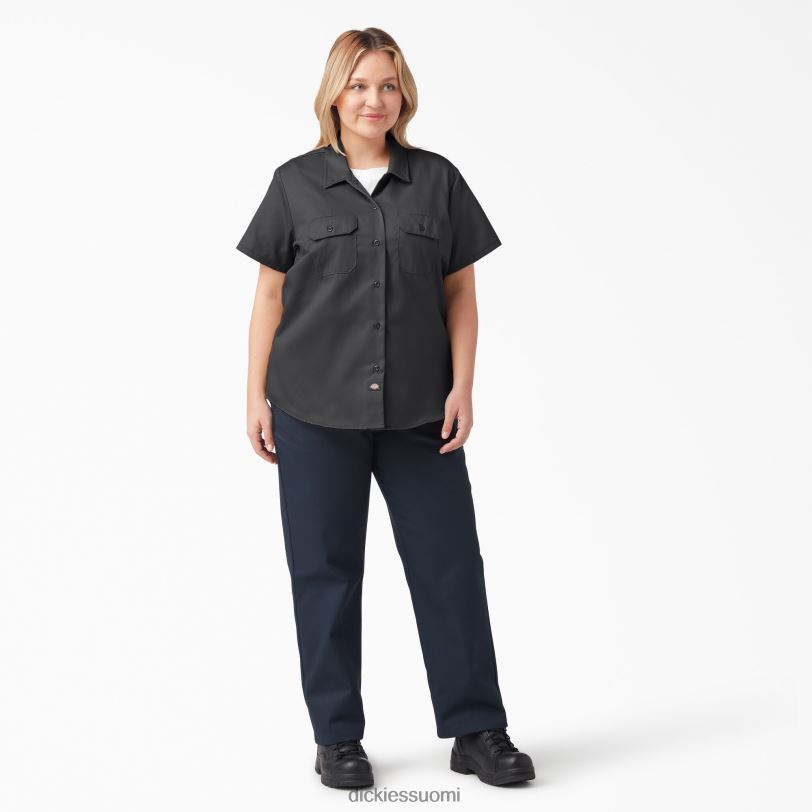 Dickies naiset plus 574 alkuperäinen työpaita musta (bsk) työvaatteet Z844X1537