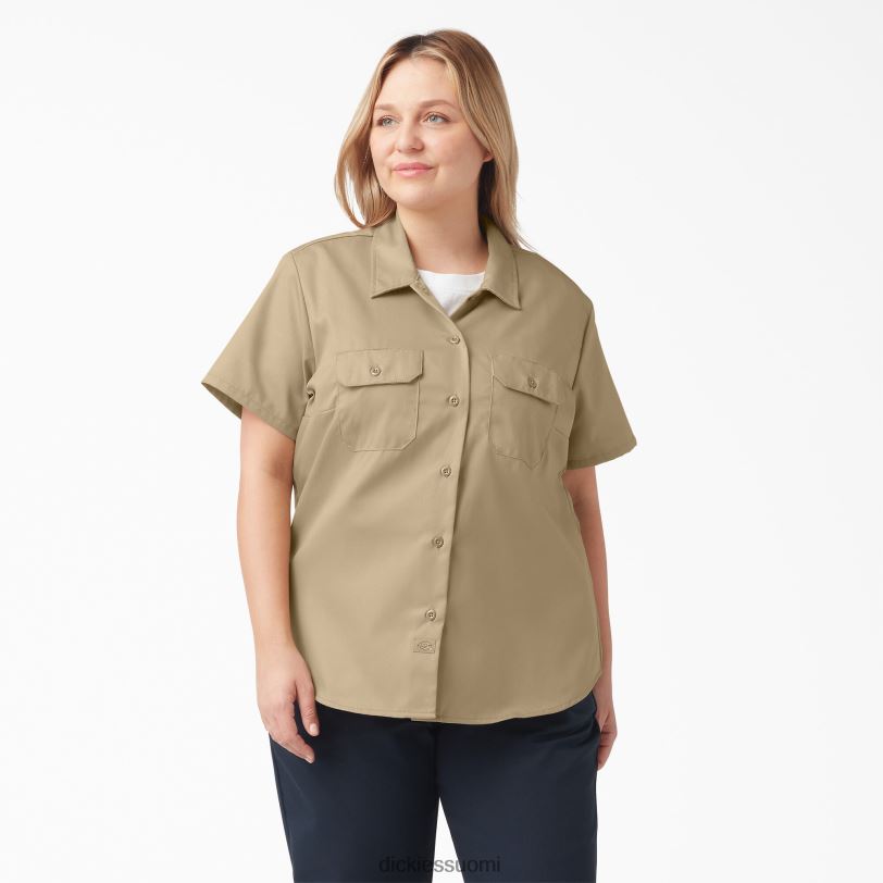 Dickies naiset plus 574 alkuperäinen työpaita sotilaallinen khaki (ksh) työvaatteet Z844X1538