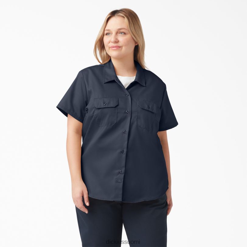 Dickies naiset plus 574 alkuperäinen työpaita tumma laivasto (asn) työvaatteet Z844X1536