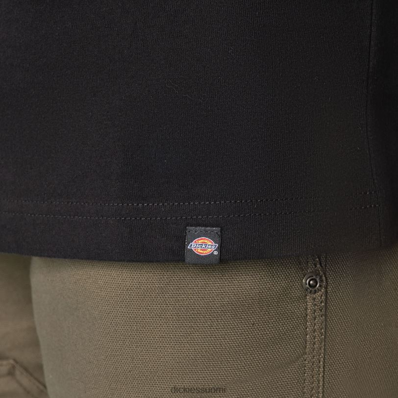 Dickies naiset raskaiden työvaatteiden graafinen t-paita musta (kbk) työvaatteet Z844X2117