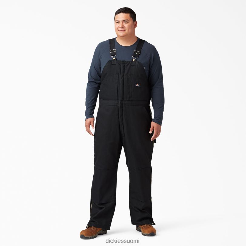 Dickies miehet ankka eristetyt ruokalappuhaalarit musta (bk) vaatteet Z844X1443