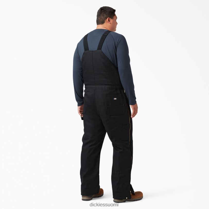 Dickies miehet ankka eristetyt ruokalappuhaalarit musta (bk) vaatteet Z844X1443