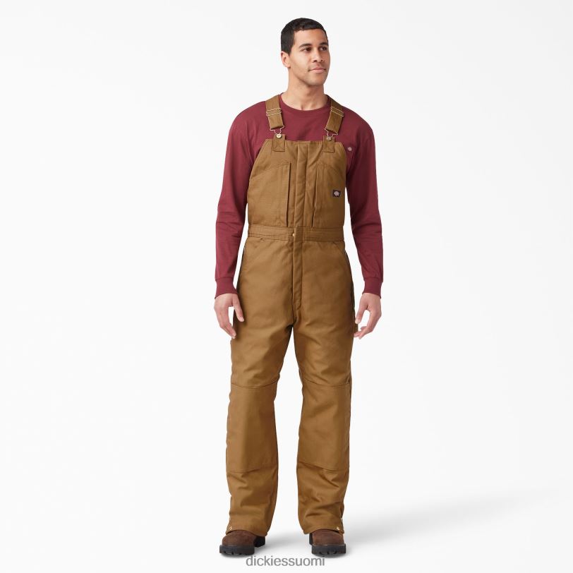 Dickies miehet ankka eristetyt ruokalappuhaalarit ruskea ankka (bd) vaatteet Z844X1442