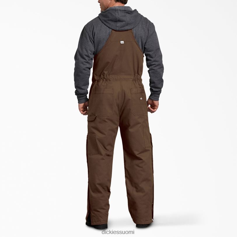 Dickies miehet hiottu ankka eristetyt ruokalappuhaalarit puun ruskea (tb) vaatteet Z844X1439