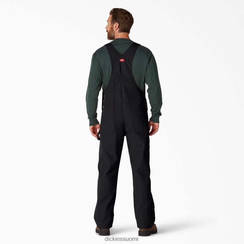 Dickies miehet klassiset ruokalappuhaalarit huuhdeltu musta (rbk) vaatteet Z844X1217