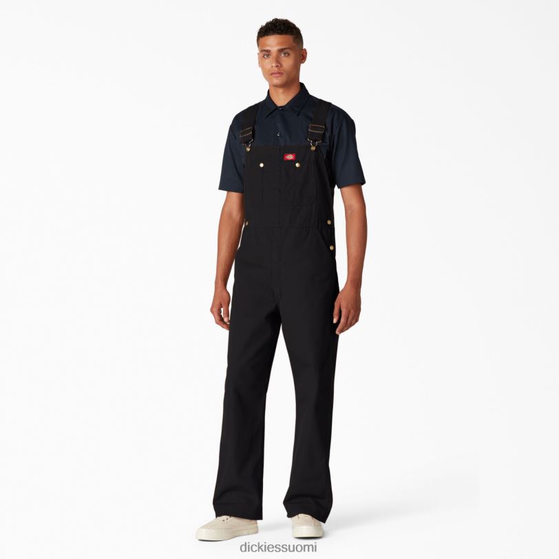 Dickies miehet klassiset ruokalappuhaalarit huuhdeltu musta (rbk) vaatteet Z844X1217