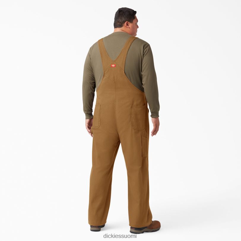 Dickies miehet klassiset ruokalappuhaalarit huuhdeltu ruskea ankka (rbd) vaatteet Z844X1216