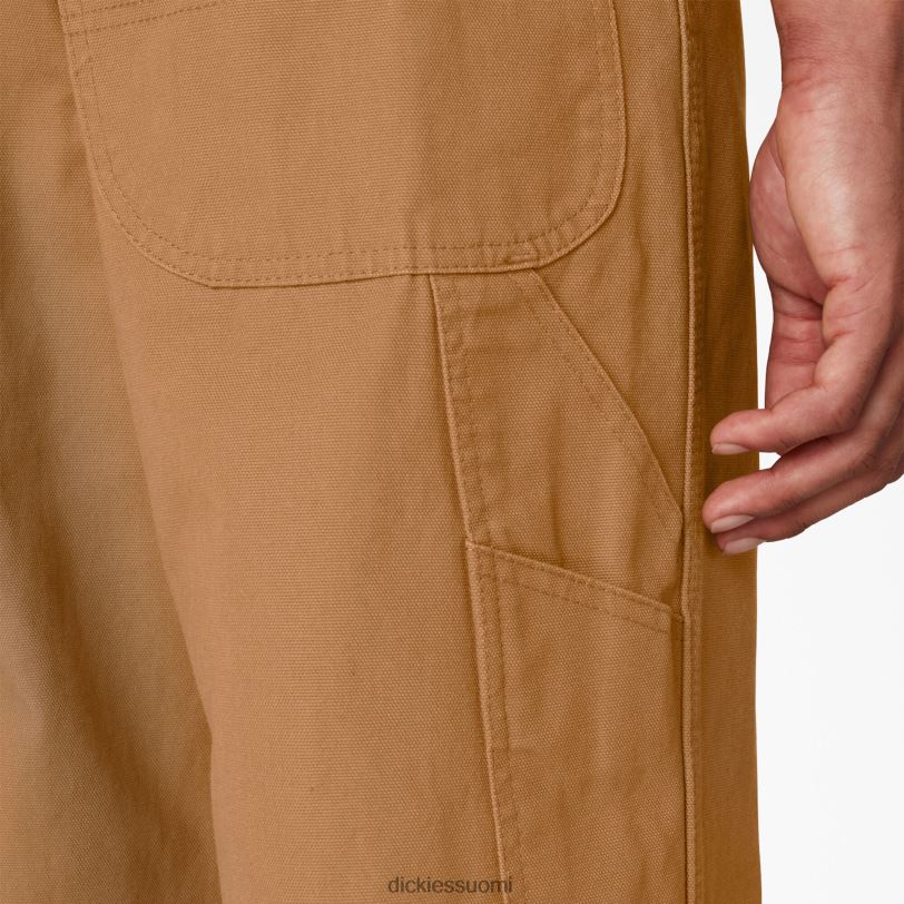 Dickies miehet klassiset ruokalappuhaalarit huuhdeltu ruskea ankka (rbd) vaatteet Z844X1216