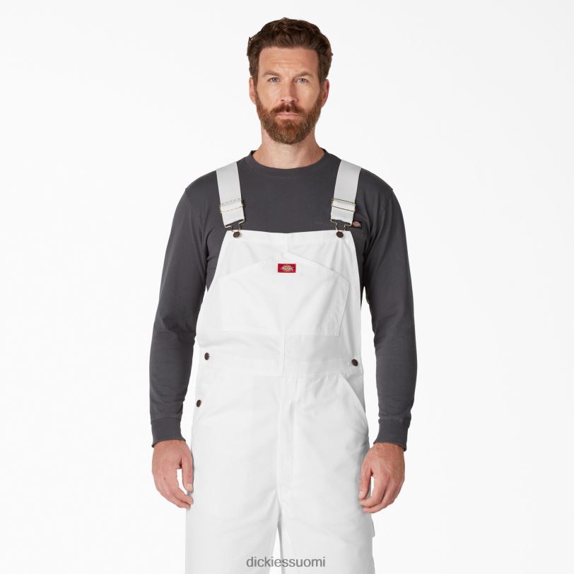 Dickies miehet maalarin ruokalappuhaalarit valkoinen (wh) vaatteet Z844X183