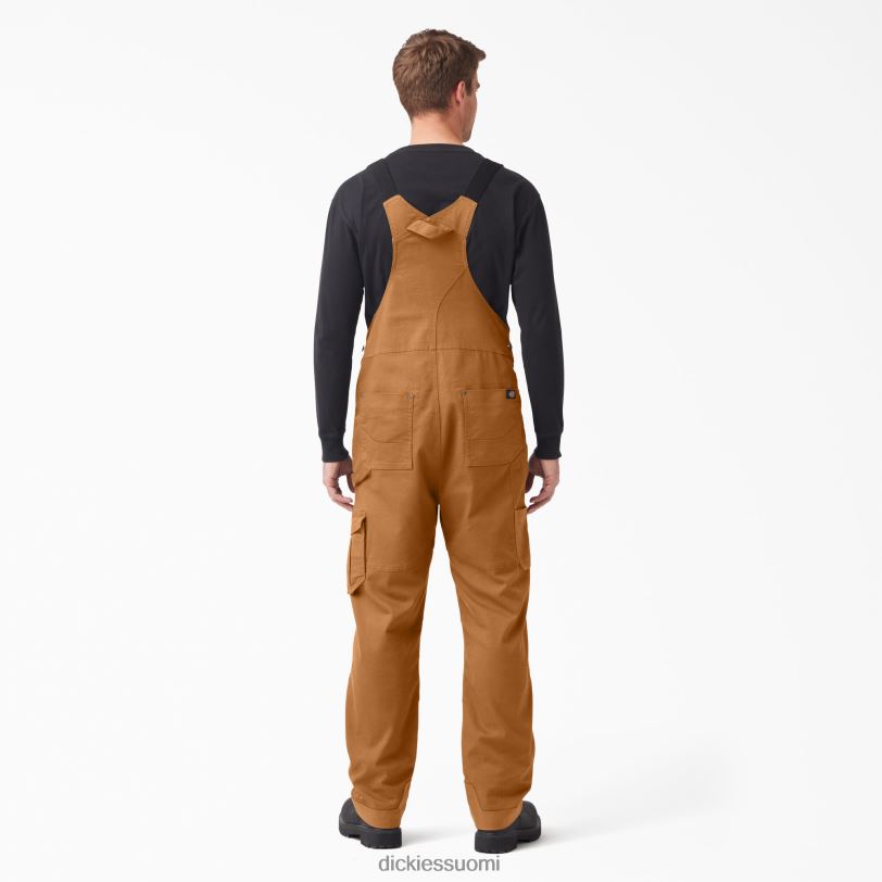 Dickies miehet temp-iq 365 tech ankan ruokalappuhaalarit huuhdeltu ruskea ankka (rbd) vaatteet Z844X1511