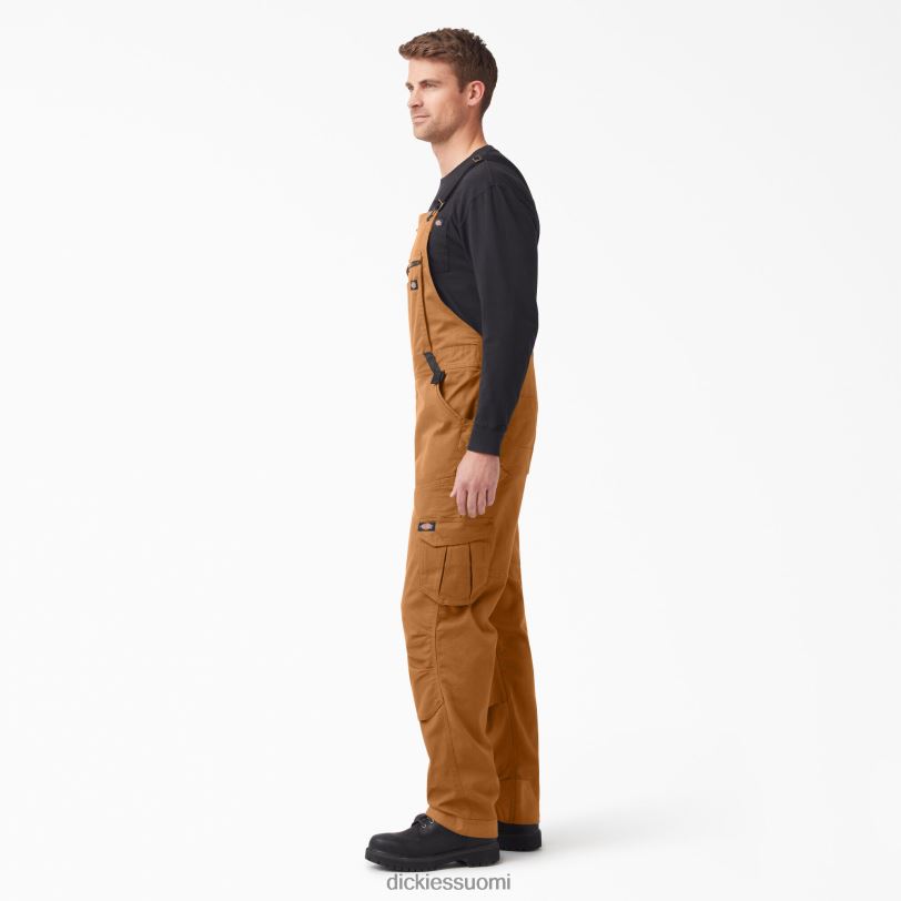 Dickies miehet temp-iq 365 tech ankan ruokalappuhaalarit huuhdeltu ruskea ankka (rbd) vaatteet Z844X1511