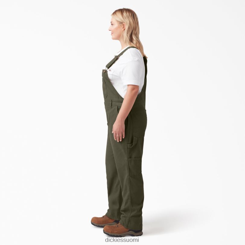Dickies naiset plus rennon istuvuuden ruokalappuhaalarit säännöllinen vaatteet Z844X1567