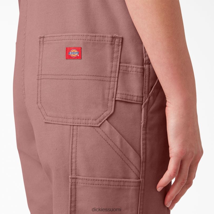 Dickies naiset rennon istuvuuden ruokalappuhaalarit huuhdeltu tuhkaruusu (rar) vaatteet Z844X1557