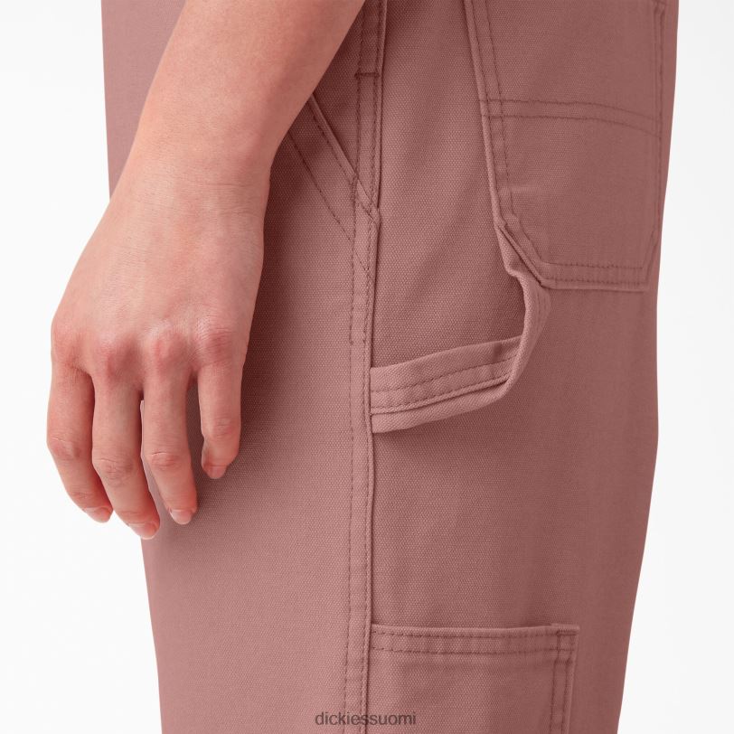 Dickies naiset rennon istuvuuden ruokalappuhaalarit huuhdeltu tuhkaruusu (rar) vaatteet Z844X1557