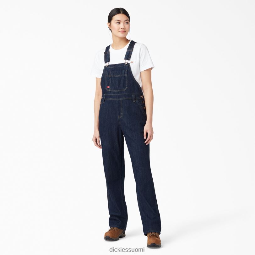 Dickies naiset rennon istuvuuden ruokalappuhaalarit tumma indigo (dib) vaatteet Z844X1555