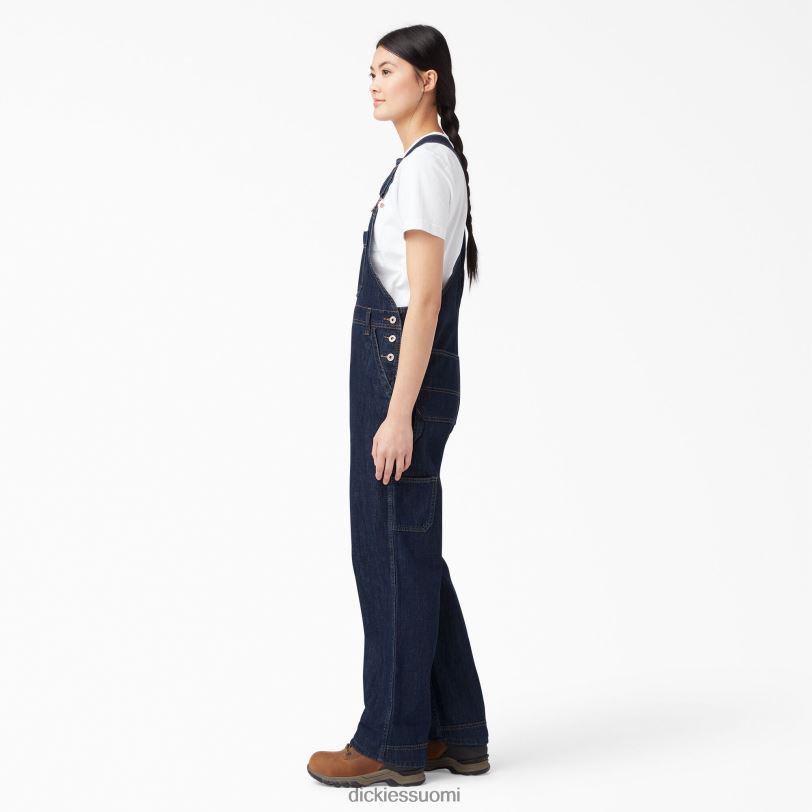 Dickies naiset rennon istuvuuden ruokalappuhaalarit tumma indigo (dib) vaatteet Z844X1555