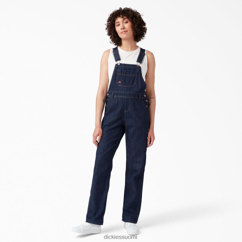 Dickies naiset rennon istuvuuden ruokalappuhaalarit tumma indigo (dib) vaatteet Z844X1555