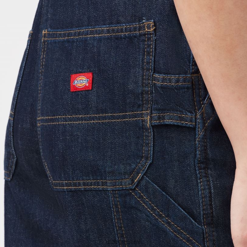 Dickies naiset rennon istuvuuden ruokalappuhaalarit tumma indigo (dib) vaatteet Z844X1555
