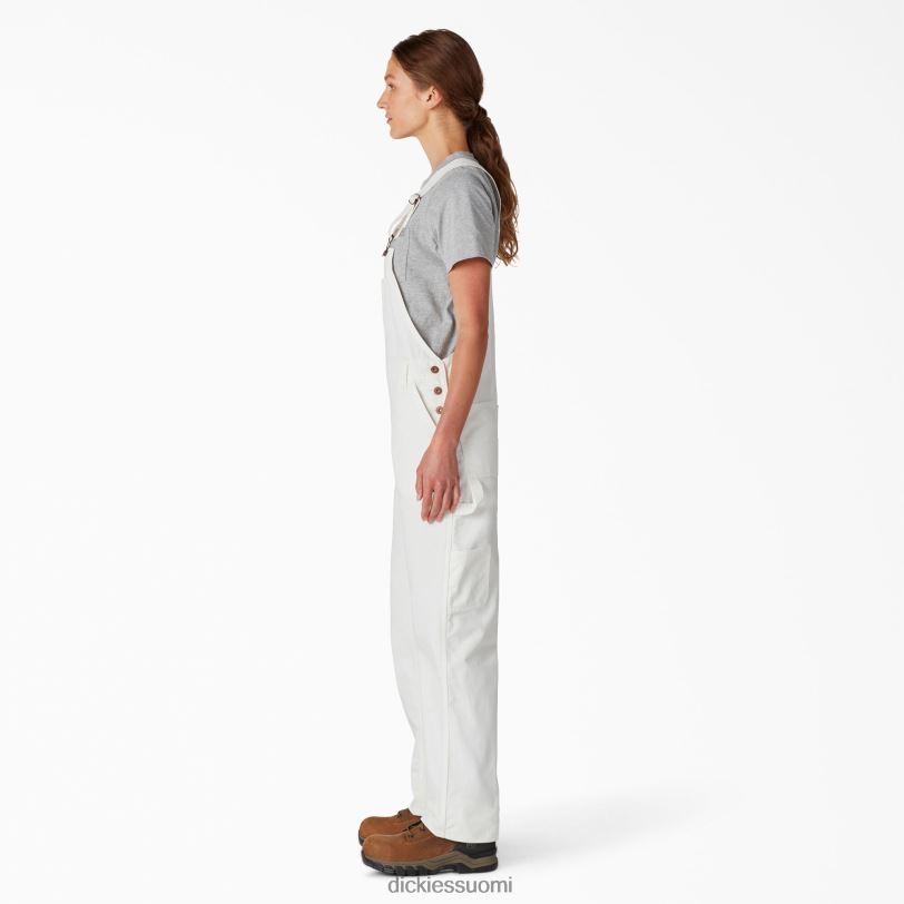 Dickies naiset rennon istuvuuden ruokalappuhaalarit valkoinen (wh) vaatteet Z844X1562