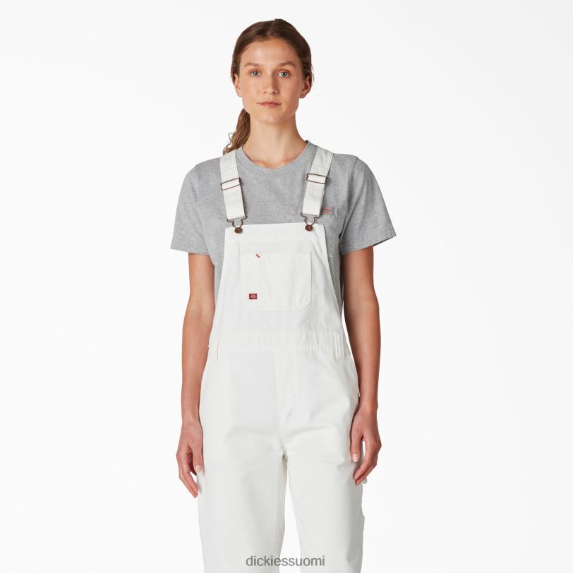 Dickies naiset rennon istuvuuden ruokalappuhaalarit valkoinen (wh) vaatteet Z844X1562