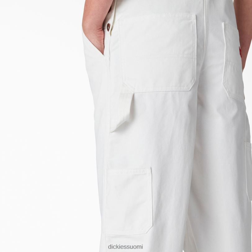 Dickies naiset rennon istuvuuden ruokalappuhaalarit valkoinen (wh) vaatteet Z844X1562