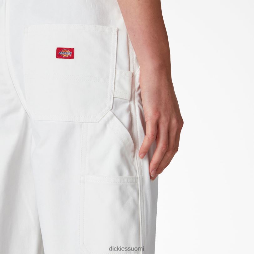 Dickies naiset rennon istuvuuden ruokalappuhaalarit valkoinen (wh) vaatteet Z844X1562