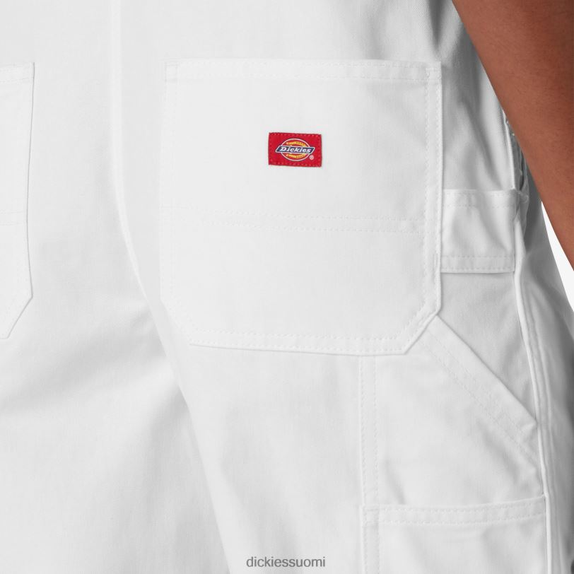 Dickies naiset rennon istuvuuden ruokalappuhaalarit valkoinen (wh) vaatteet Z844X1562